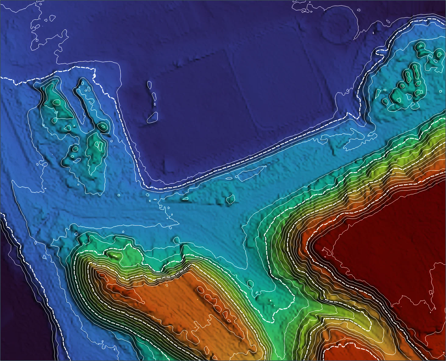 gotowa mapa hipsometryczna